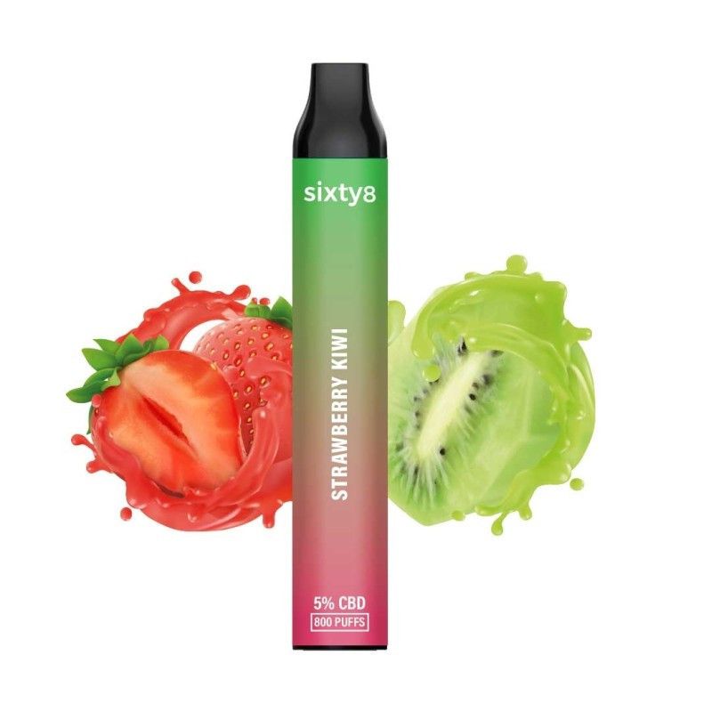 Puff pen CBD (5 %) Strawberry Kiwi de la Sixty8 Romania