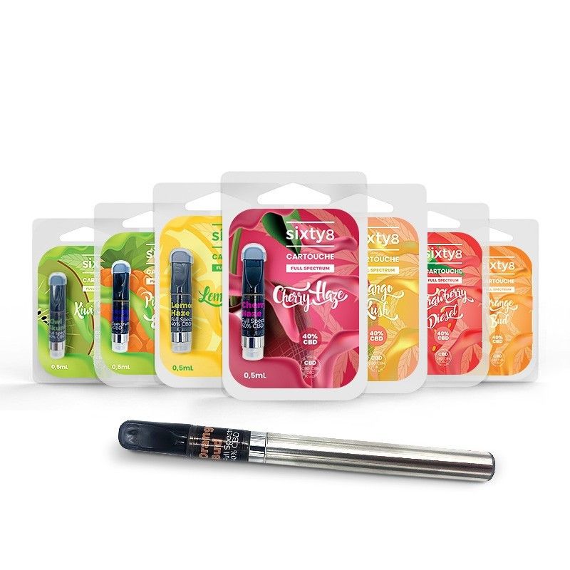 Cartridge 0,5 ml 60% CBD Mango Kush de la Sixty8 Romania