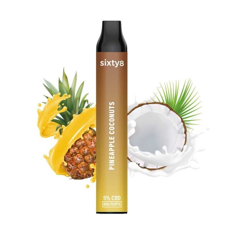 Puff pen CBD (5 %) Pineapple Coconuts de la Sixty8 Romania